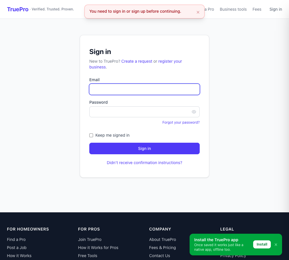 Branded Customer Portal screenshot